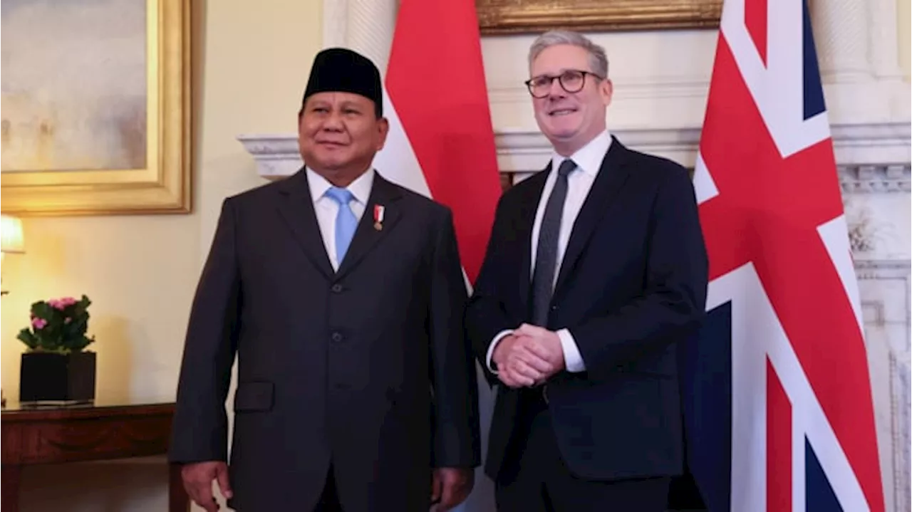 Momen Prabowo dan PM Inggris Saling Lempar Pujian saat Bertemu di Downing Street London