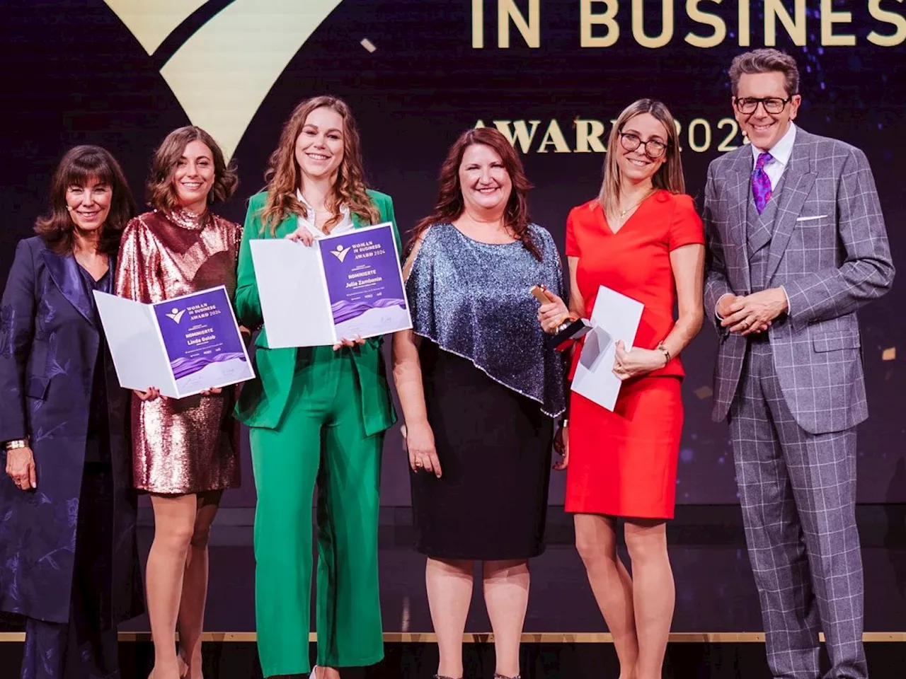 Vorarlberger Unternehmerin Julia Zambonin beim Woman in Business Award 2024 geehrt