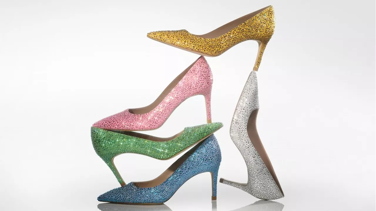 Stuart Weitzman, Swarovski Release Crystal-encrusted Fantasy Pumps Fit for Cinderella