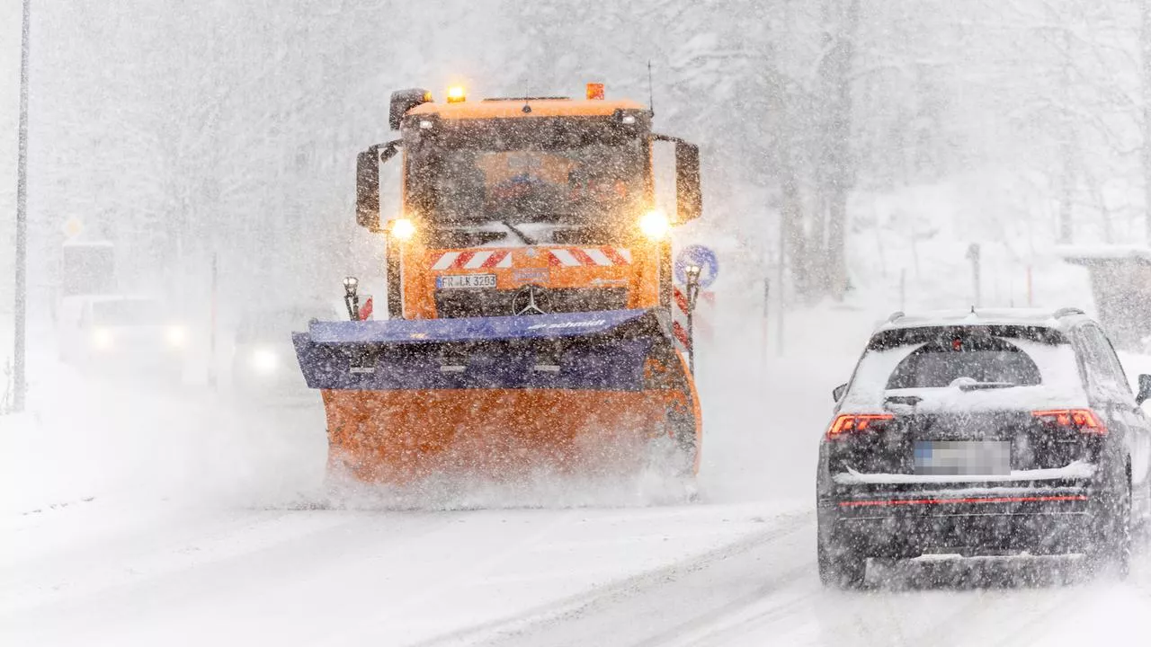 Schnee sorgt in Süddeutschland für Unfälle und Verletzte