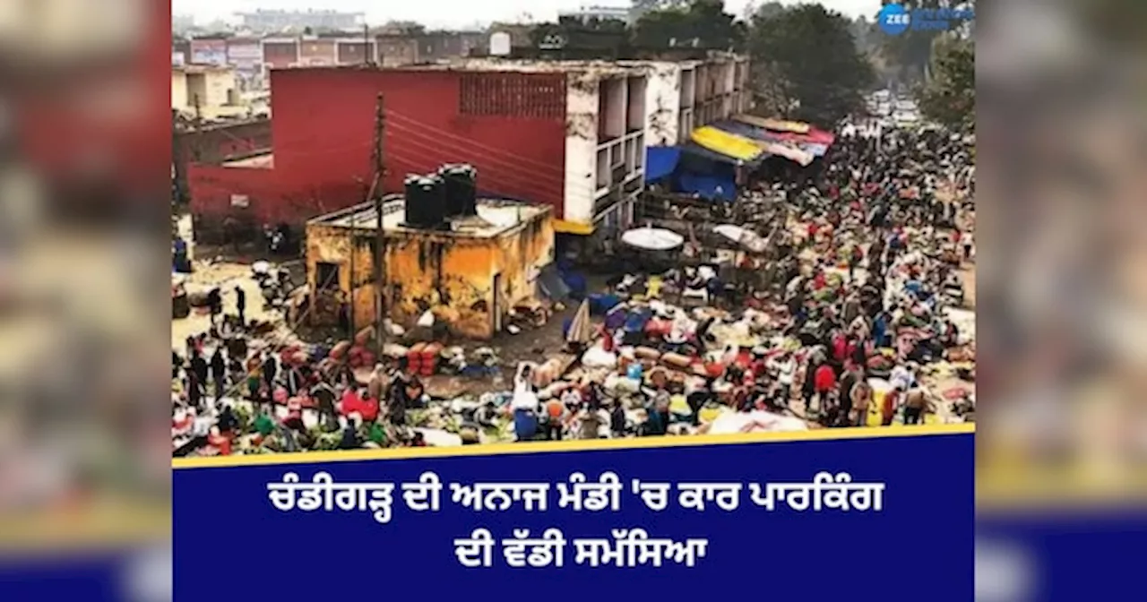 Chandigarh Sabzi Mandi: ਚੰਡੀਗੜ੍ਹ ਦੀ ਸੈਕਟਰ 26 ਅਨਾਜ ਮੰਡੀ ਚ ਕਾਰ ਪਾਰਕਿੰਗ ਦੀ ਵੱਡੀ ਸਮੱਸਿਆ, ਲੋਕ ਪਰੇਸ਼ਾਨ