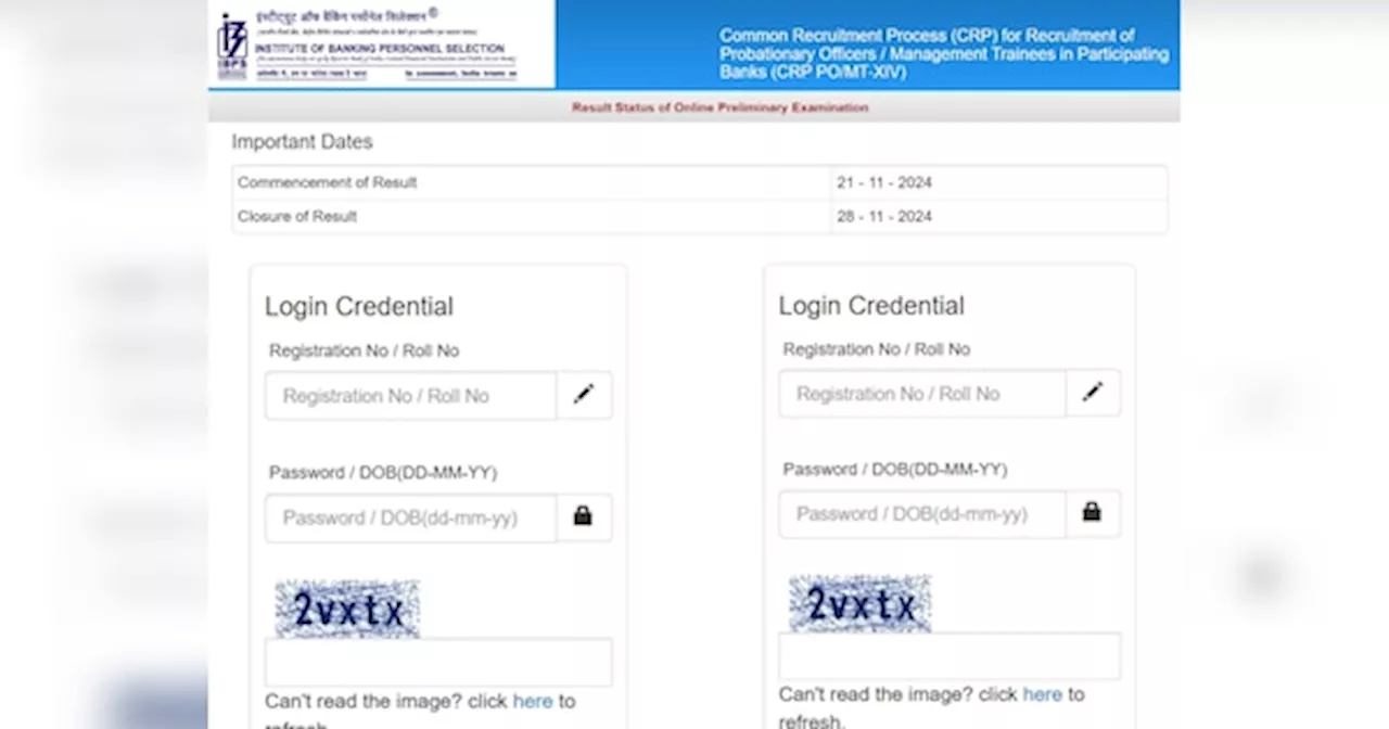 IBPS PO Result 2024 Out: आईबीपीएस ने जारी किया बैंक भर्ती का रिजल्ट, ये रहा चेक करने का डायरेक्ट लिंक