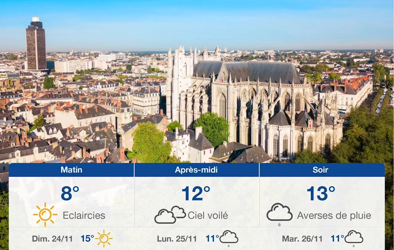 Météo Nantes: prévisions du samedi 23 novembre 2024