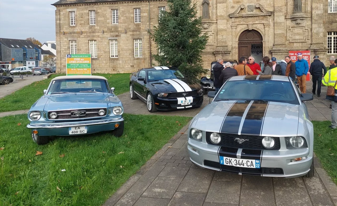 Côtes-d'Armor : une exposition de Ford Mustang dimanche 24 novembre à Guingamp