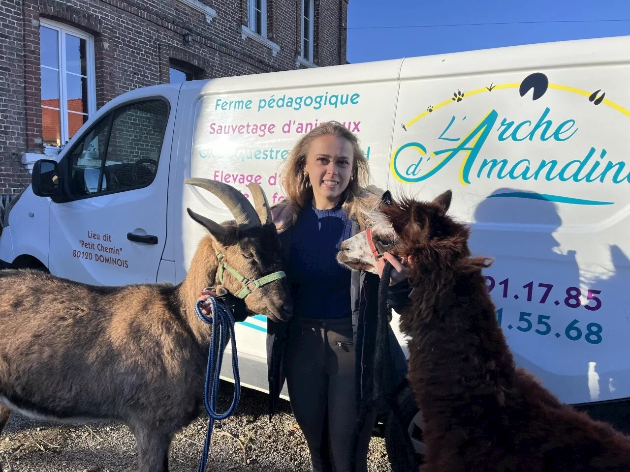 Gérante d'une ferme pédagogique à Dominois, Amandine tente Miss France Agricole pour la troisième fois