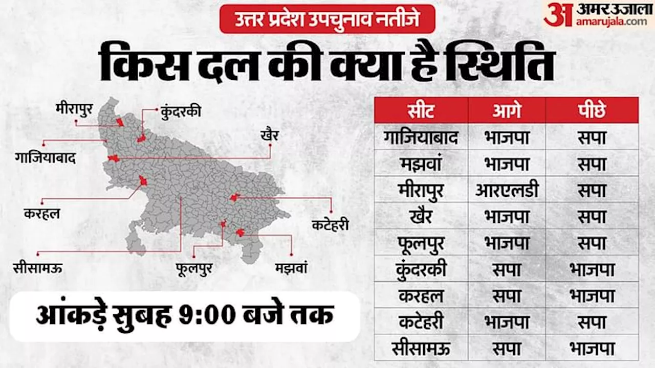 UP Election Result: करहल से सपा फिर आगे, मुलायम सिंह के दामाद और BJP उम्मीदवार पीछे; कुंदरकी सीट पर SP की बढ़त