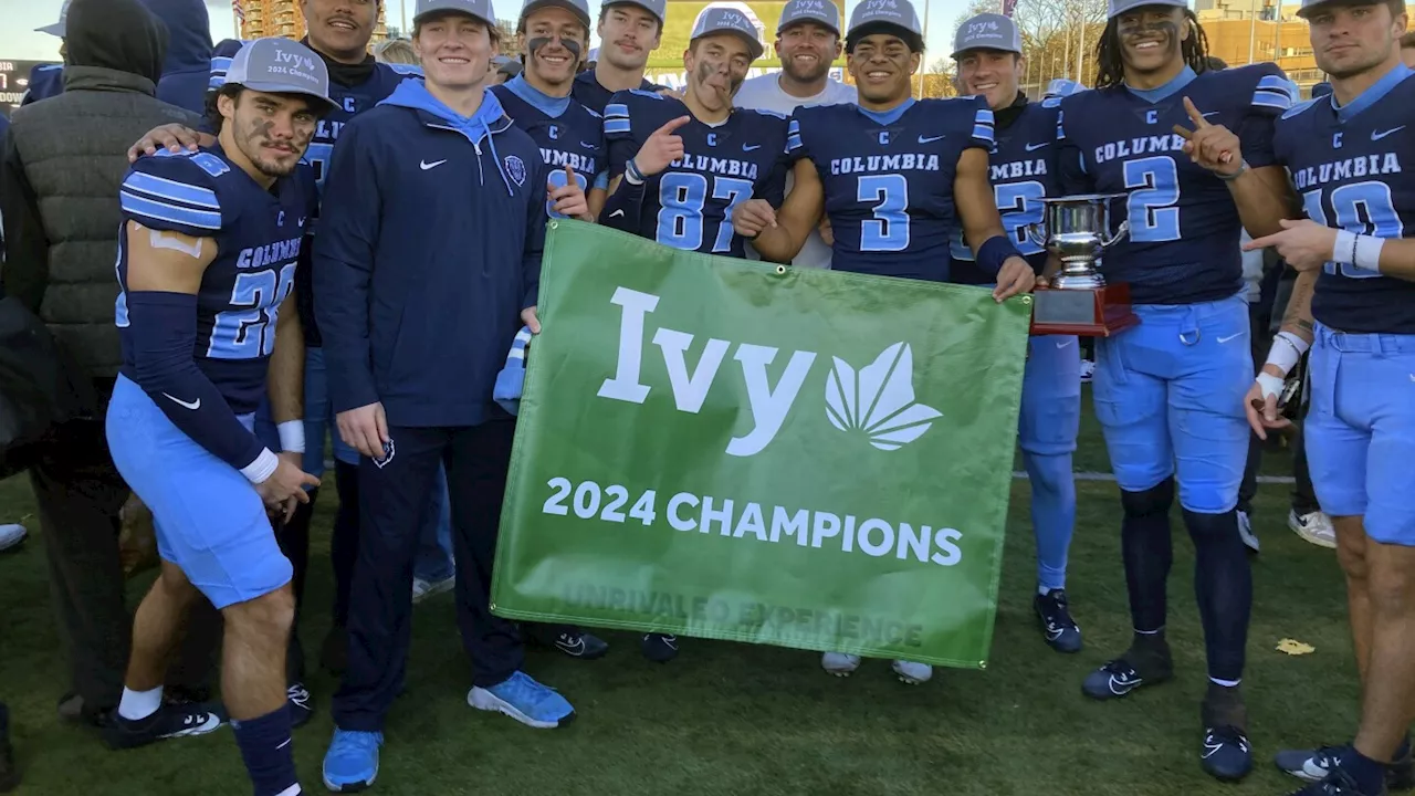 Columbia, a perennial football loser, wins Ivy League title for first time since 1961