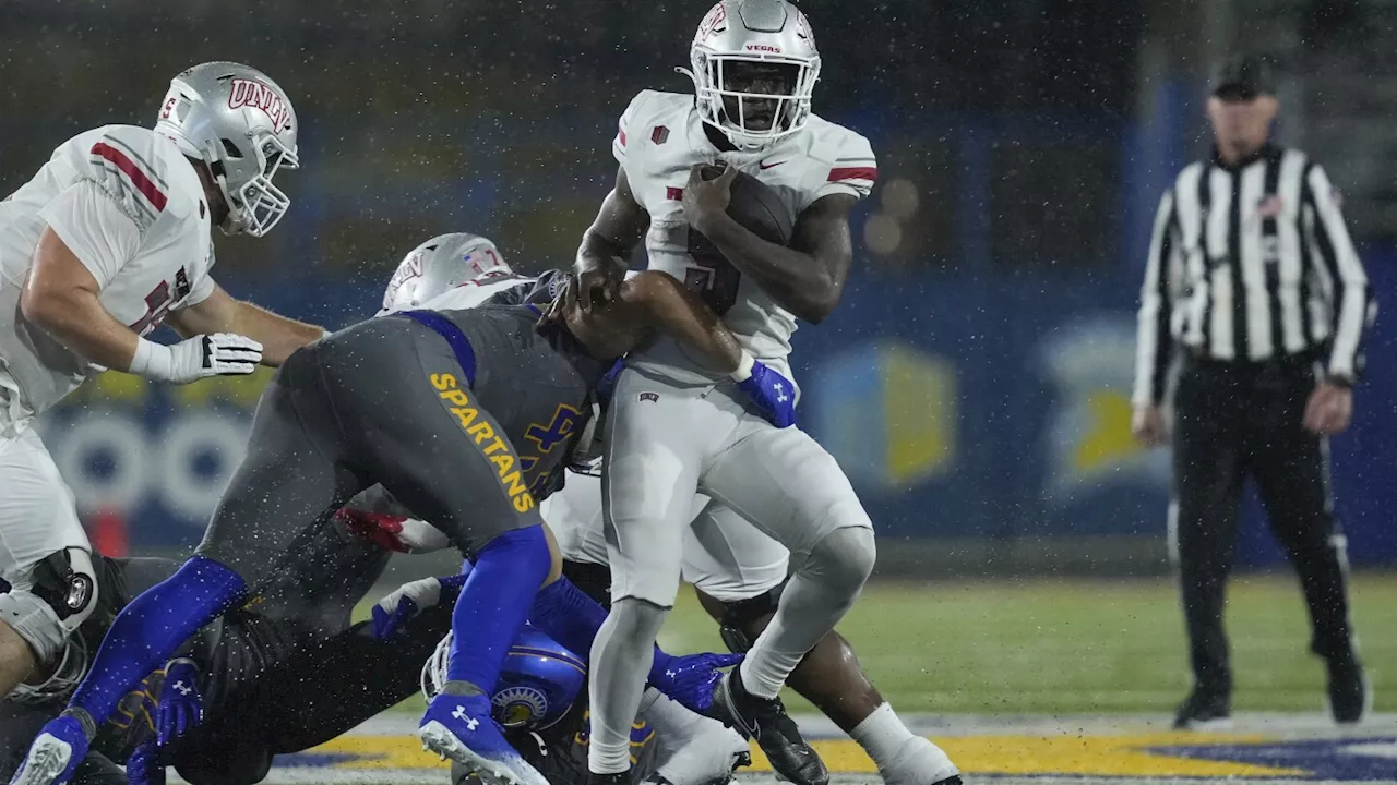 Jai'Den Thomas leads No. 23 UNLV to a 27-16 victory over San Jose State