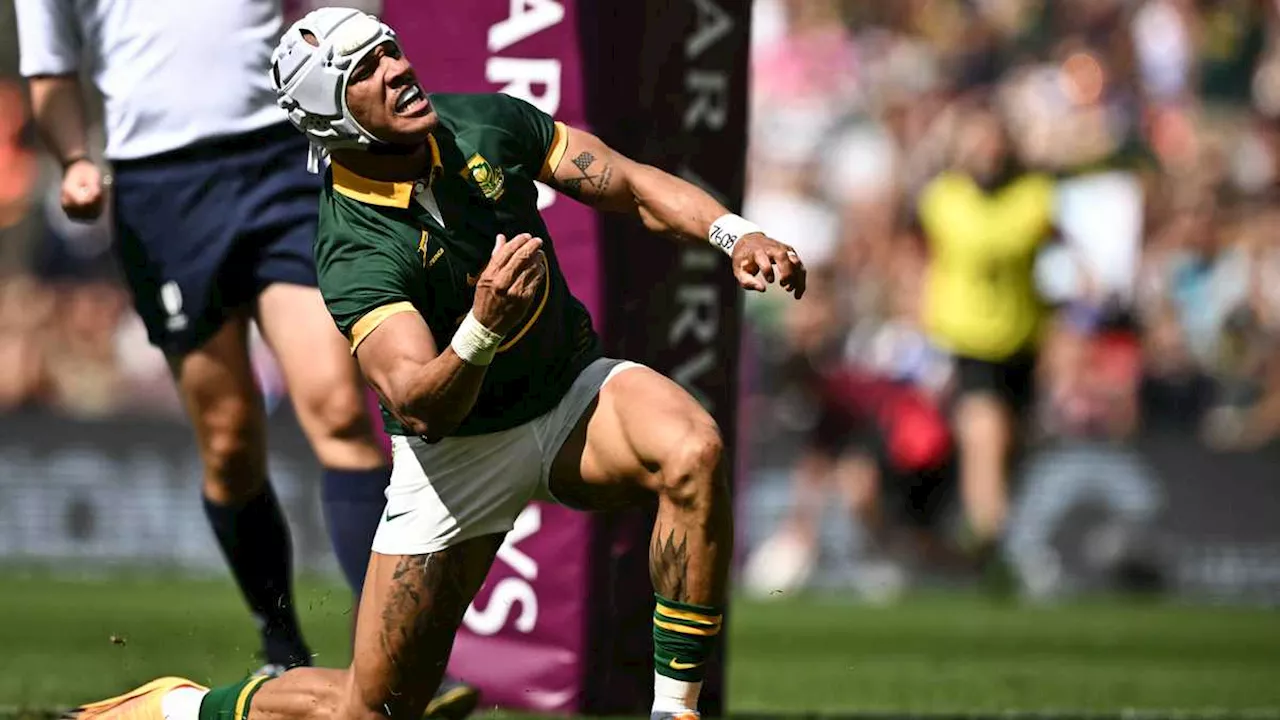 Video: South Africans Groove to Hop Hop Spinnekop Viral Dance After Boks' 45-12 Victory!