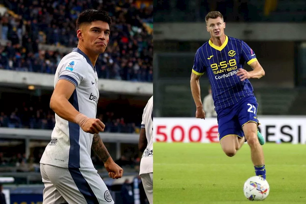 PAGELLE E TABELLINO VERONA-INTER 0-5: Correa non è finito, Dawidowicz disastroso