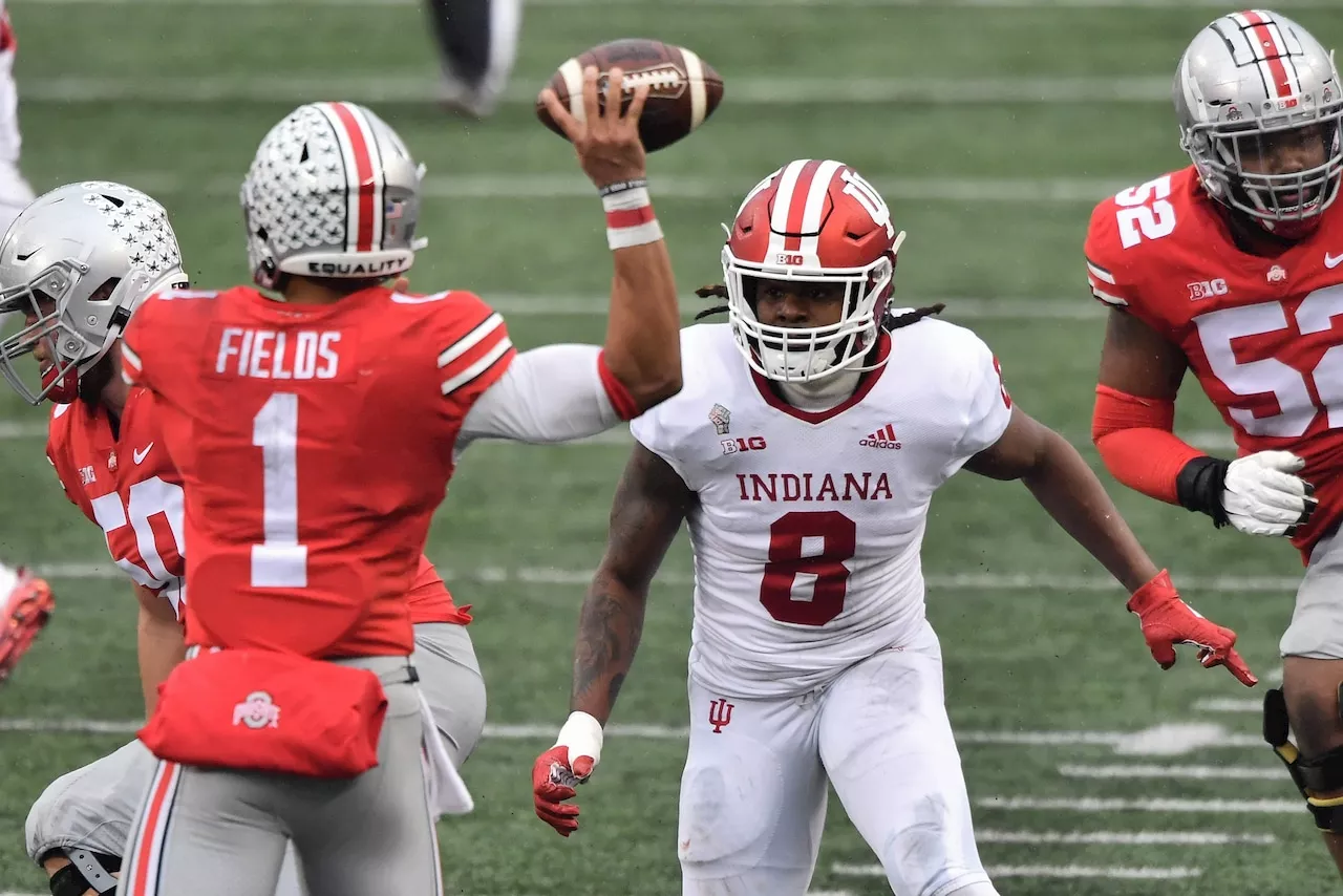 Justin Fields Joins ESPN College GameDay for Ohio State vs. Indiana