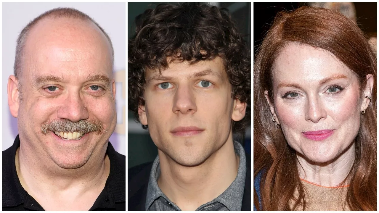 Jesse Eisenberg dirige un musical con Julianne Moore e Paul Giamatti