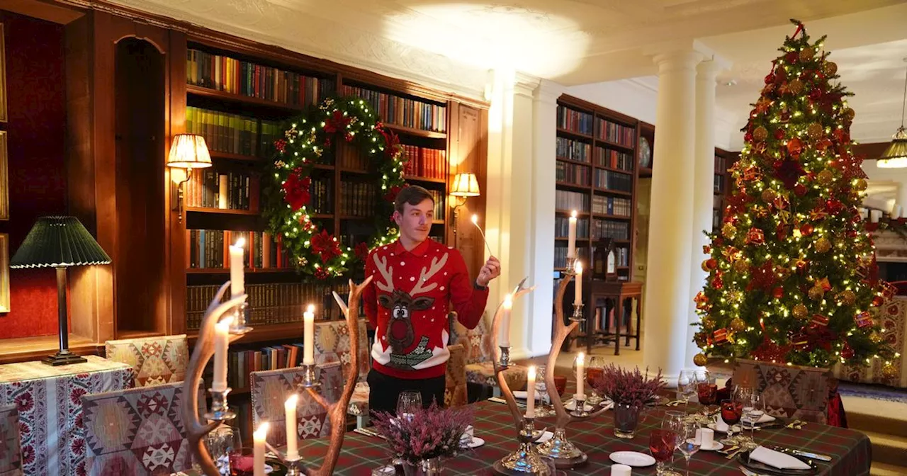 Dumfries House given festive makeover to welcome Christmas guests