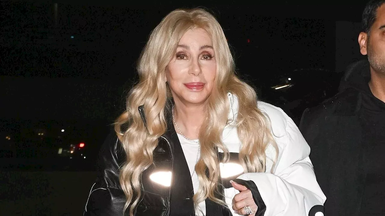 Cher rocks blonde hair while leaving NYC amid press tour for her tell-all memoir