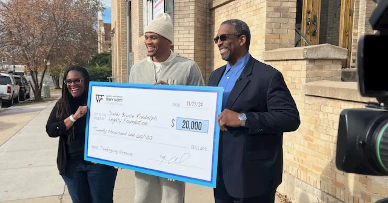 Russell Westbrook donates $20K to Daddy Bruce Feed-A-Family Thanksgiving meal giveaway