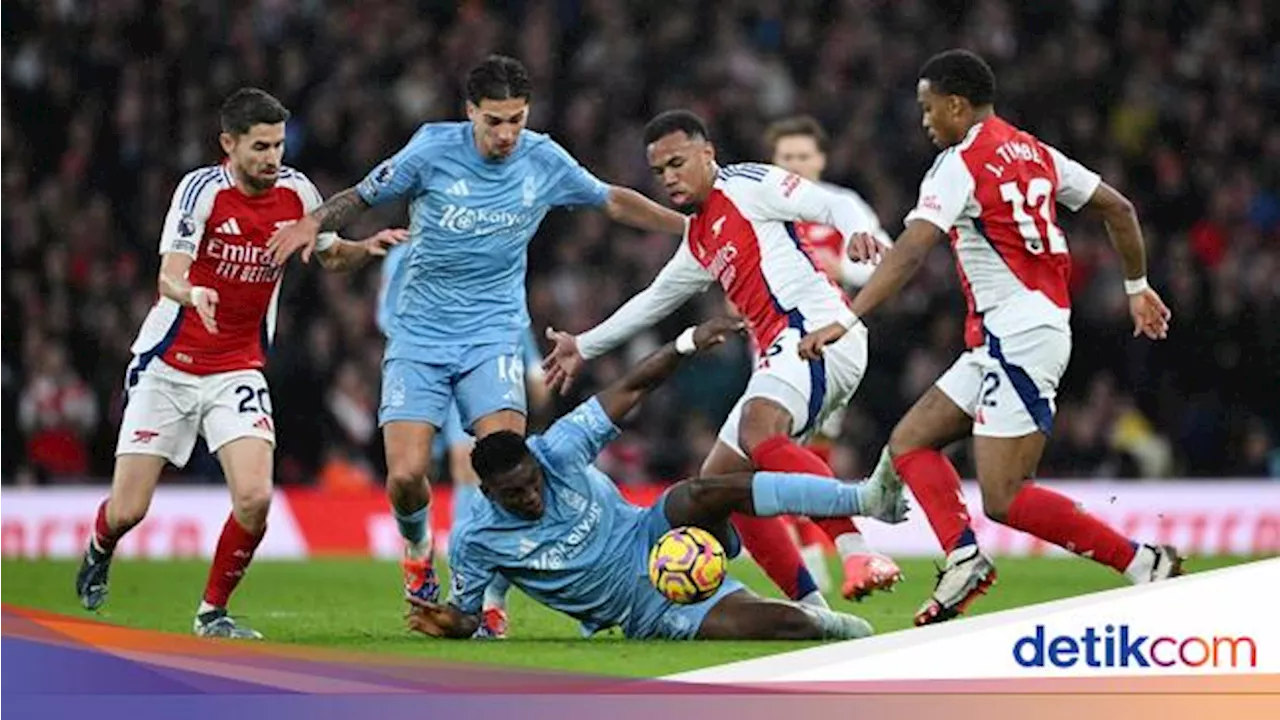 Arsenal Ungguli Nottingham 1-0 di Babak Pertama