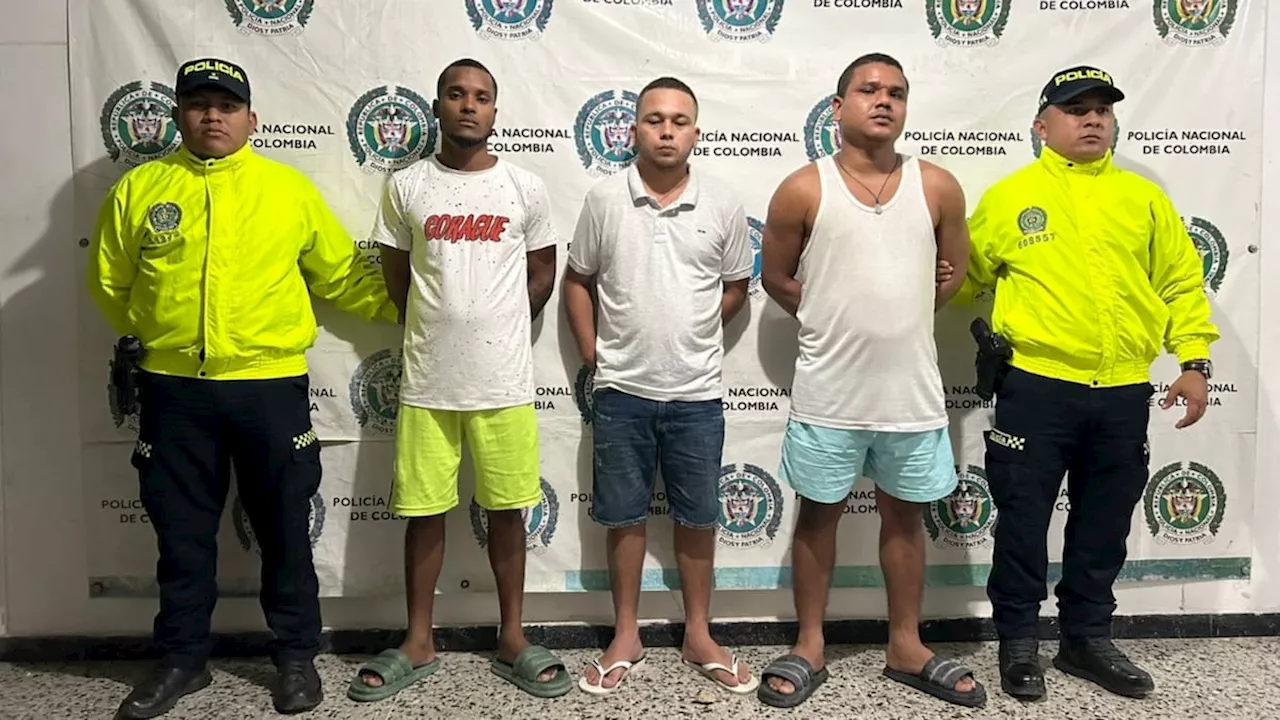 Capturan a tres personas por hurto calificado y agravado en San Juan del Cesar