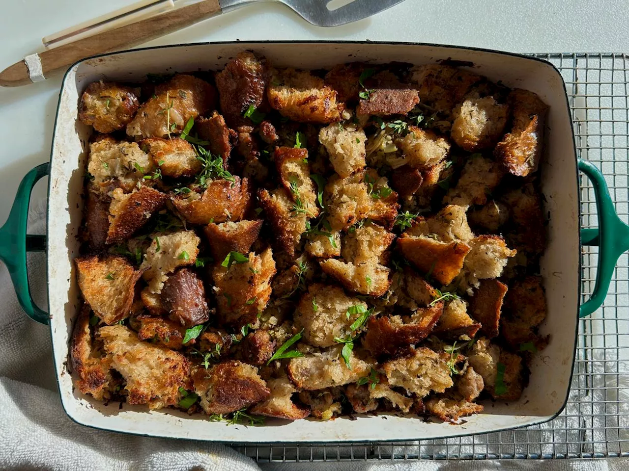 Sourdough Stuffing with Fennel & Sausage Recipe on Food52