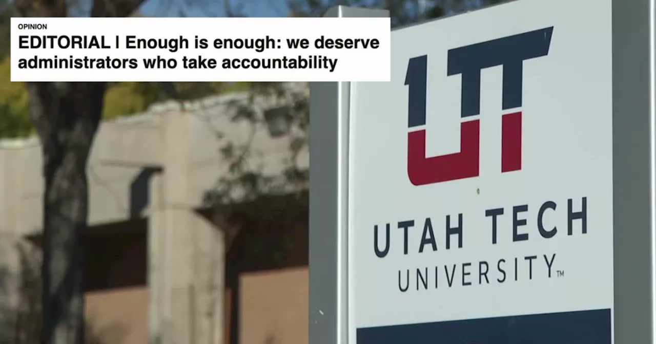 Utah Tech faculty, students voice no confidence in school leadership