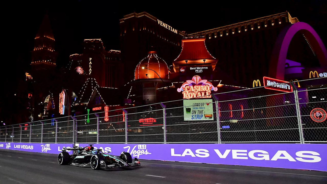  Russell schlägt im packenden Las-Vegas-Qualifying zu