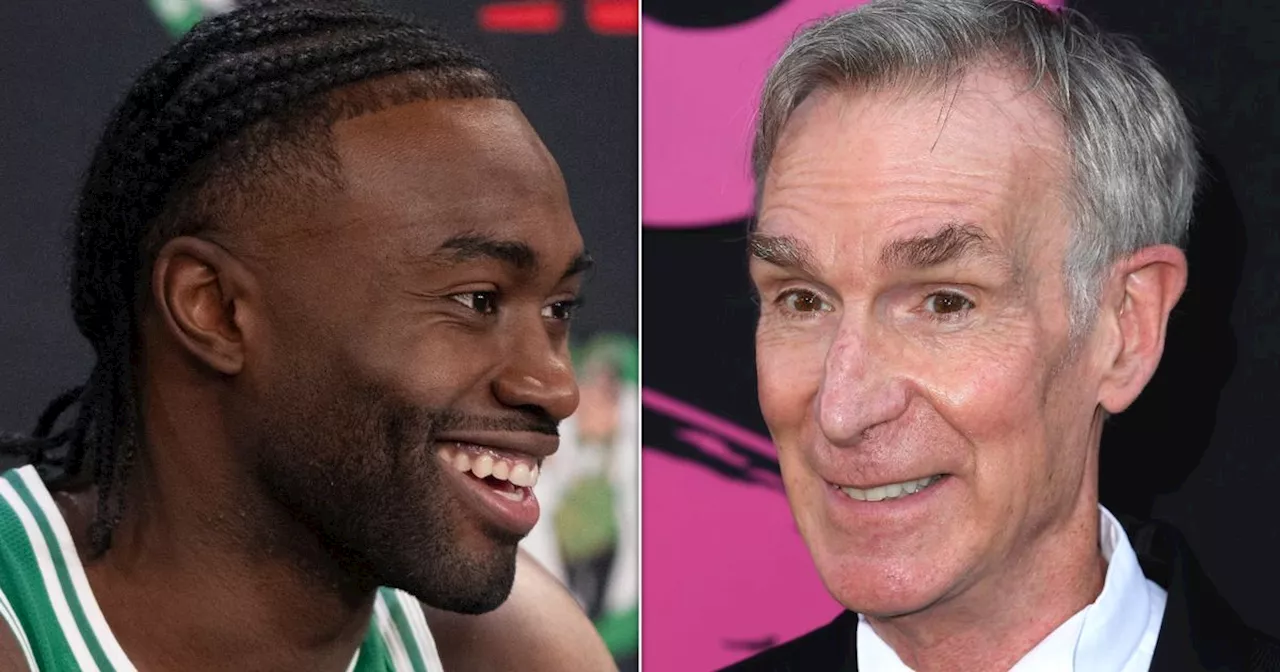 NBA Star Jaylen Brown Has Sweet Reaction To Meeting Childhood Hero Bill Nye