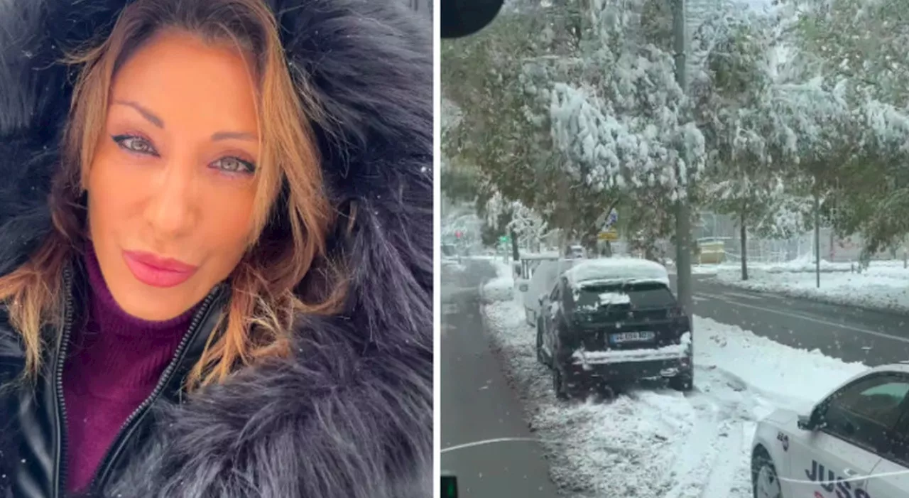 Sabrina Salerno bloccata nella neve: «Angosciante, abbiamo rischiato ma siamo sani e salvi». E il concerto sal