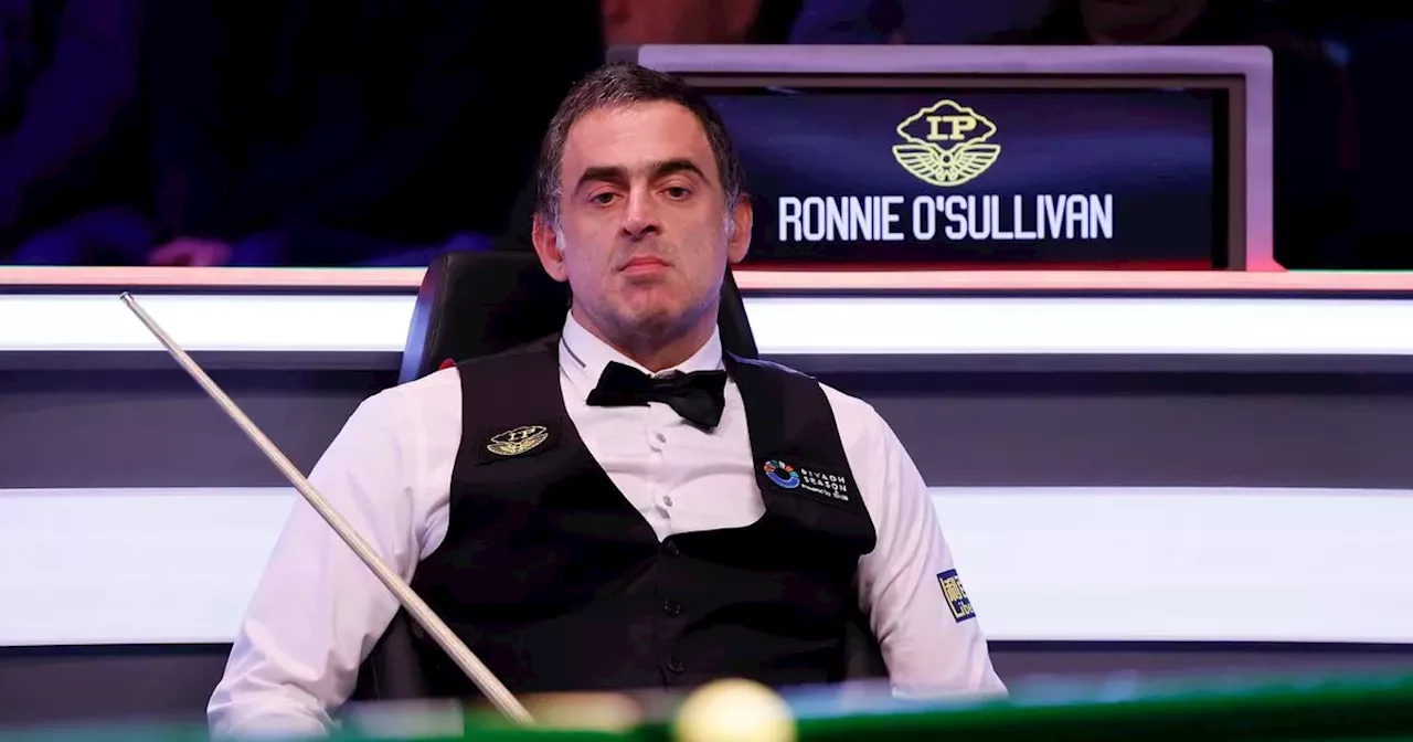 Ronnie O'Sullivan punches table after being knocked out on day one of UK Champs