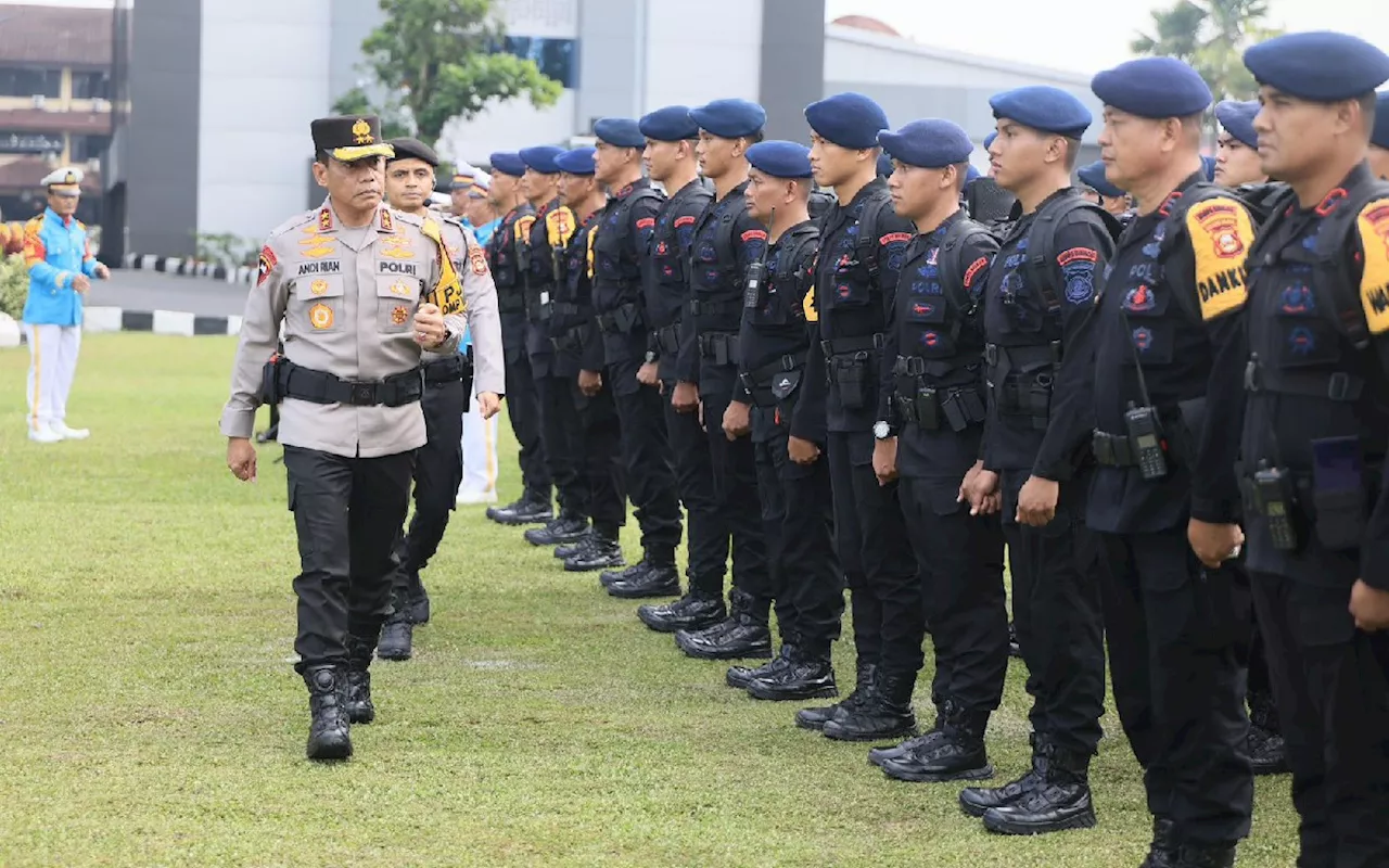 Irjen Andi Rian Kerahkan 1.471 Personel Kawal Pemungutan Suara Pilkada 2024 di Sumsel