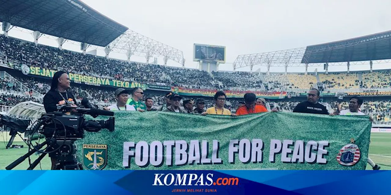 Bonek dan The Jak Mania Serukan Perdamaian Antarsuporter