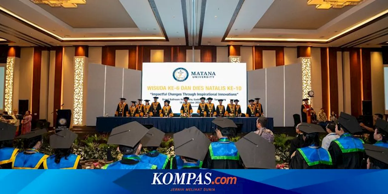 Gelar Wisuda dan Dies Natalis, Matana University Komitmen Lahirkan Inovasi Berdampak