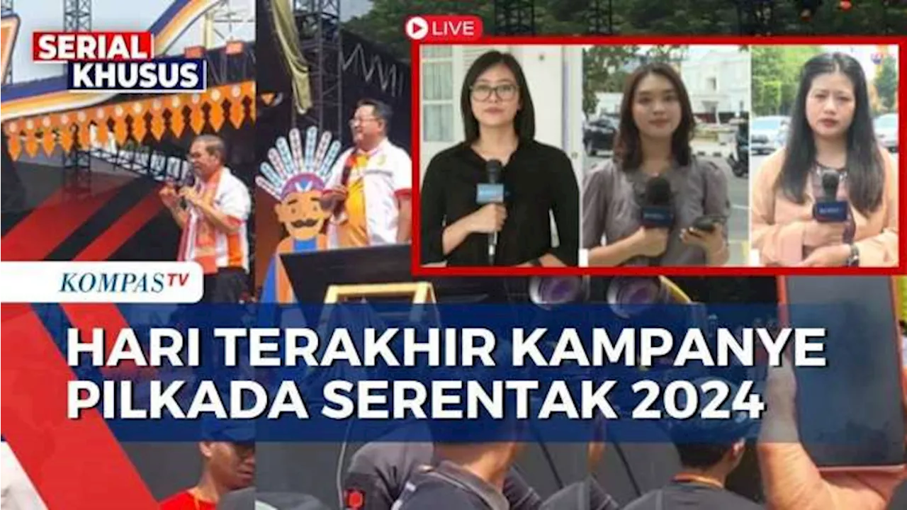 Hari Terakhir Kampanye Pilkada Serentak 2024, Begini Situasi di Jakarta, Semarang dan Medan