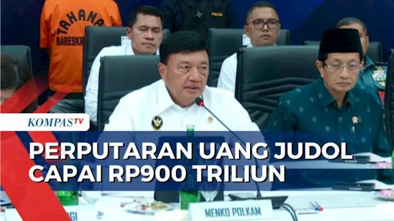 Pemerintah Sebut Perputaran Uang Judol di Tahun 2024 Capai Rp900 Triliun