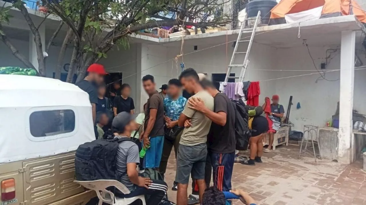 En cinco acciones simultáneas rescatan en Oaxaca a 174 migrantes