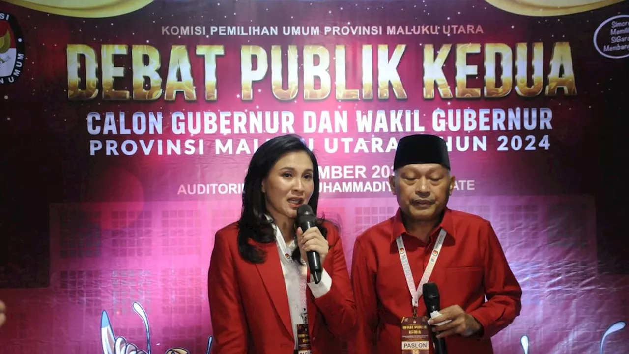 Debat Pilkada 2024, Paslon Sherly-Sarbin Ungkap Cara Jitu Tingkatkan PAD Maluku Utara