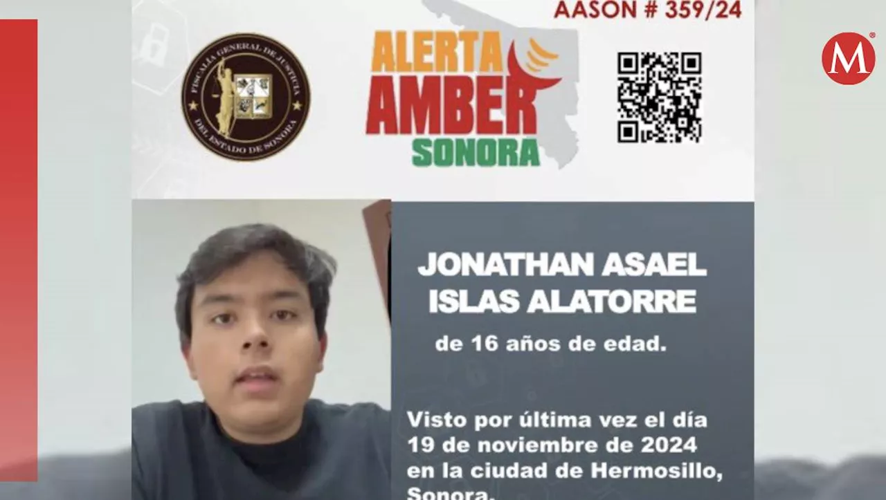 Hallan con vida a joven Jonathan Asael tras desaparecer en Hermosillo junto a su amigo