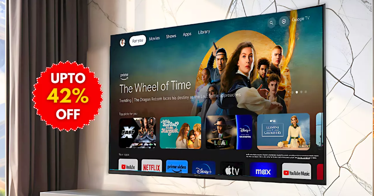 Amazon Sale में टॉप Smart TV पर लाइव हो चुकी है 42% तक का बमचक डिस्काउंट, ग्राहकों को मिल रही है बचत वाली डील