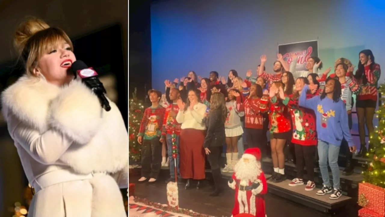 Kelly Clarkson surprises N.J. school choir with Rockefeller Center Christmas tree lighting invitation, $10K