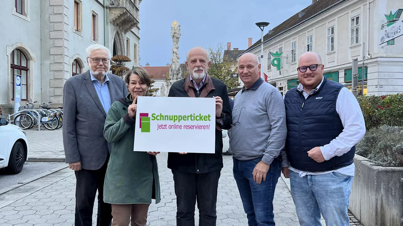 Korneuburger können jetzt gratis Öffis „schnuppern“