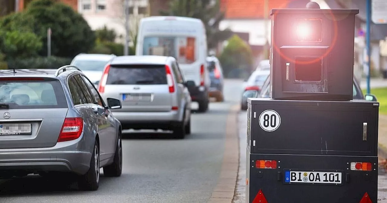 Blitzer in Bielefeld: An fast 50 Straßen blitzen Polizei und Stadt ab Montag