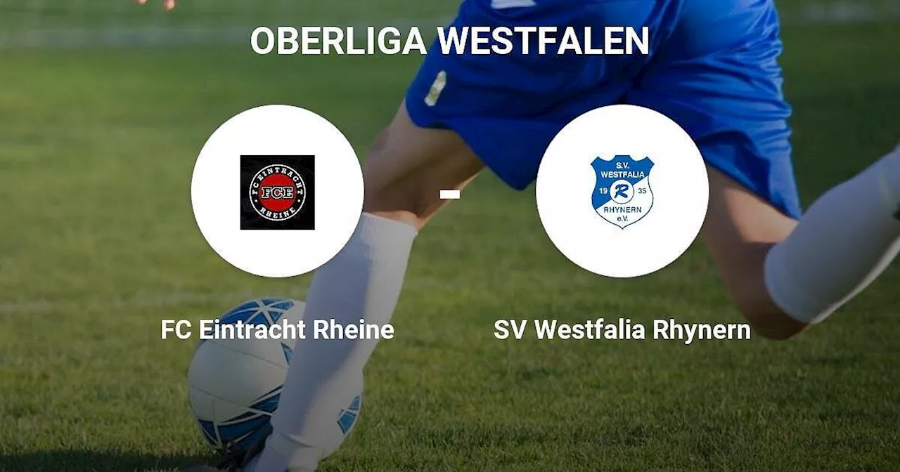 SV Westfalia Rhynern behauptet sich mit knappem Sieg gegen FC Eintracht Rheine