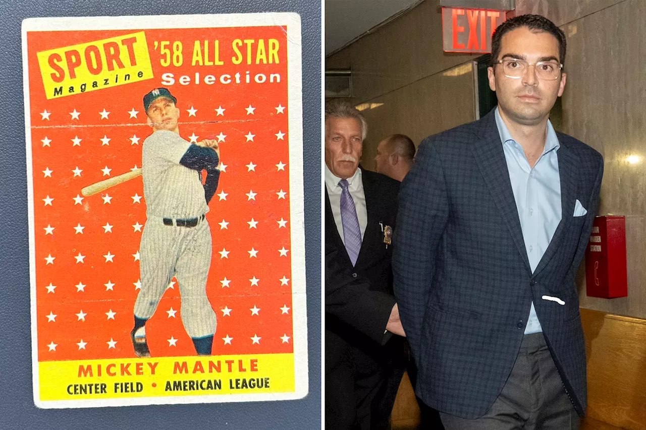  Disgraced ex-NYC commish Eric Ulrich auctions off beloved Mickey Mantle card -- but strikes out big