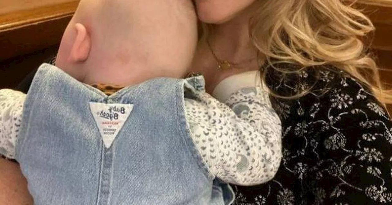 Emily Atack shares rare photo of son Barney as she opens up about motherhood