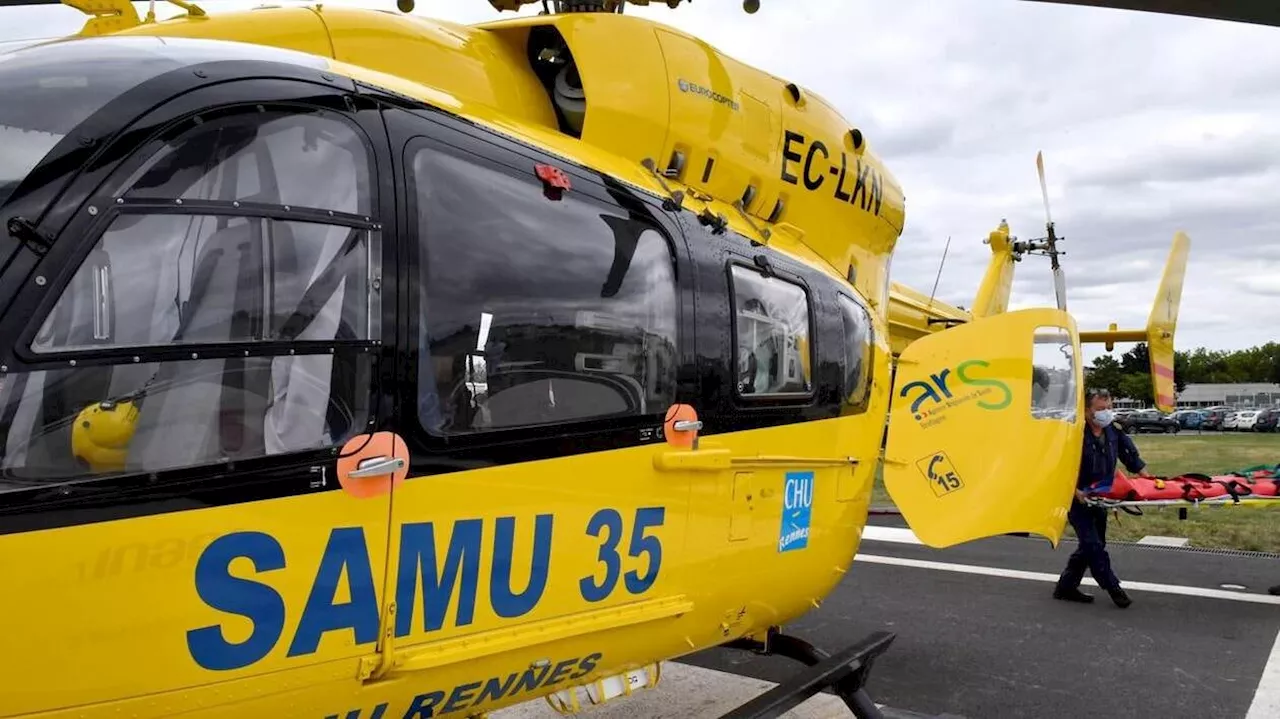 L’hélicoptère du Samu d’Ille-et-Vilaine cloué au sol après un accident