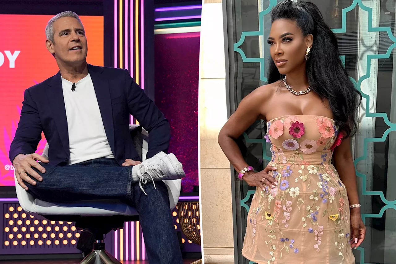 Andy Cohen reacts to Kenya Moore taking accountability for 'RHOA' sex poster scandal