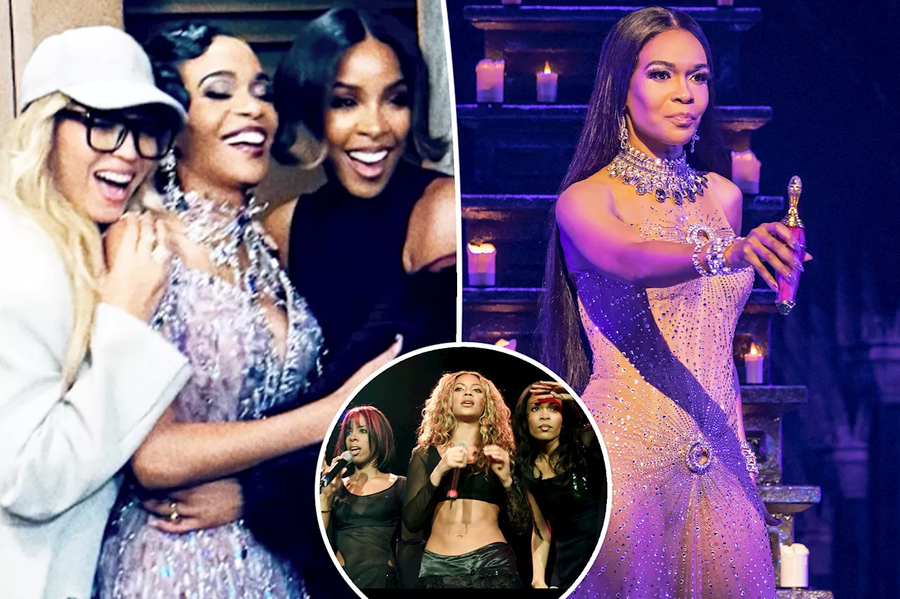 Beyoncé, Kelly Rowland have Destiny's Child reunion with Michelle Williams at 'Death Becomes Her' on Broadway