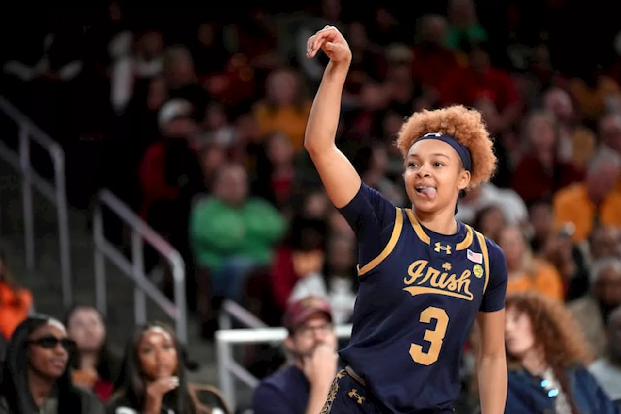 Hannah Hidalgo stars for Notre Dame in a rout of JuJu Watkins’ USC