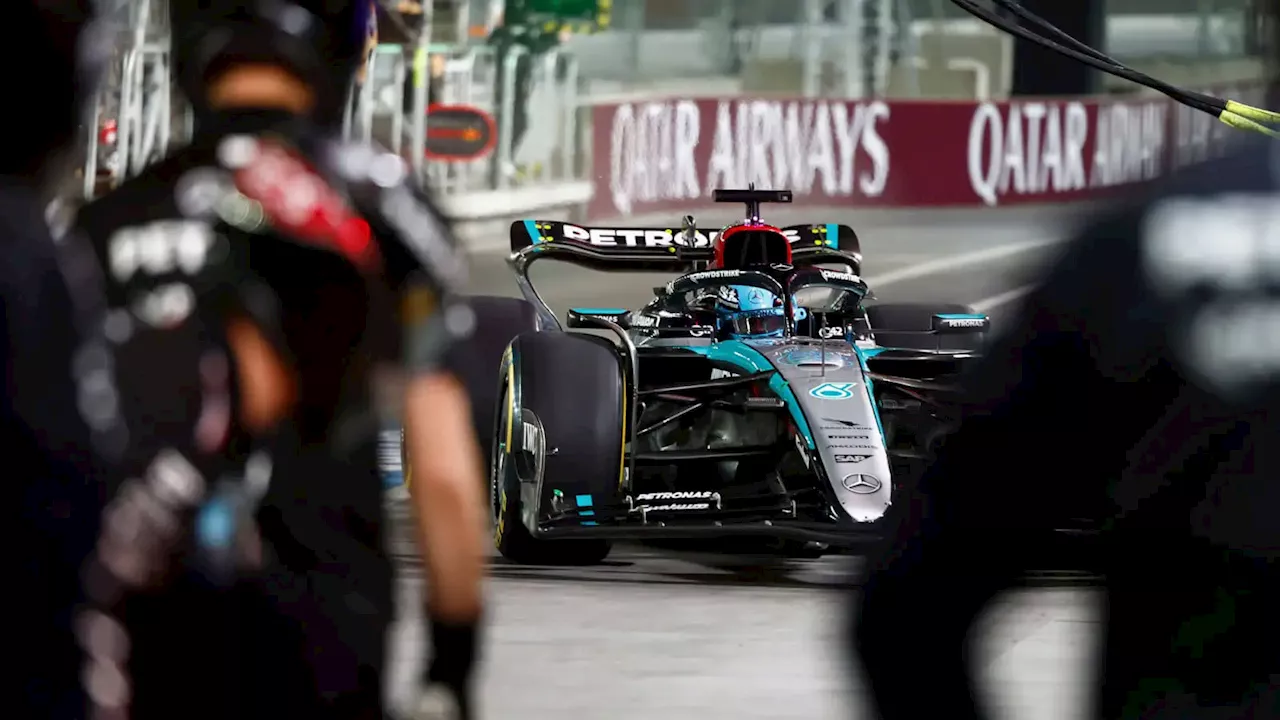 Las Vegas GP: Mercedes secure practice hat-trick in a red-flag interrupted FP3