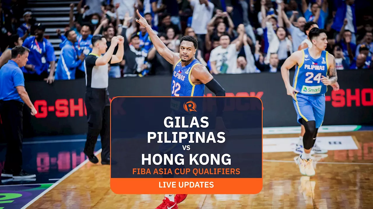 LIVE UPDATES: Philippines vs Hong Kong – FIBA Asia Cup Qualifiers