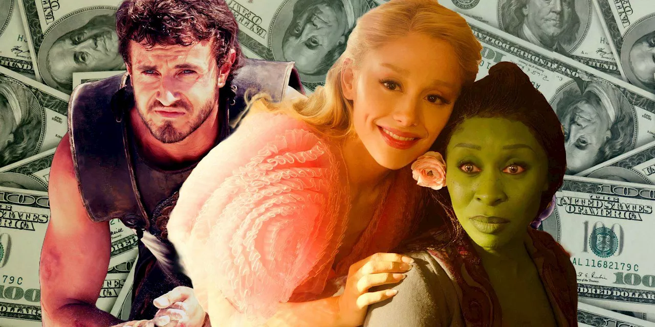 Box Office: Glicked Weekend Sees Wicked Defying Gladiator 2 With Huge $100M+ Projections