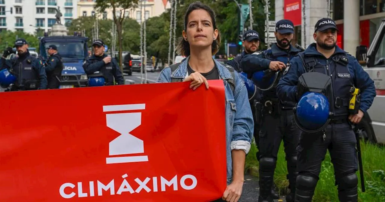 Manifestação pelo clima em Lisboa convocada pelo Movimento Climáximo